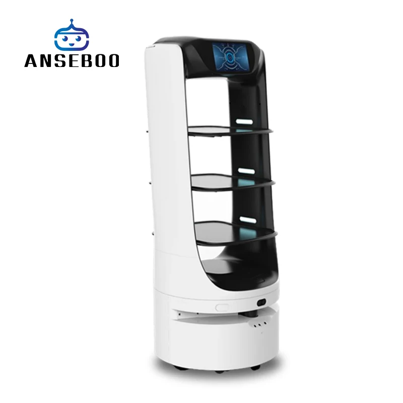 Интеллектуальный робот для доставки еды в ресторанах и официантах Anseboo