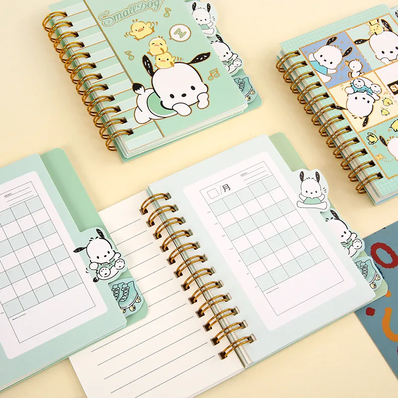 Cartoon Sanrioed A7 Coil this color inner notepad high appearance level cute Pacha dog notebook YY171