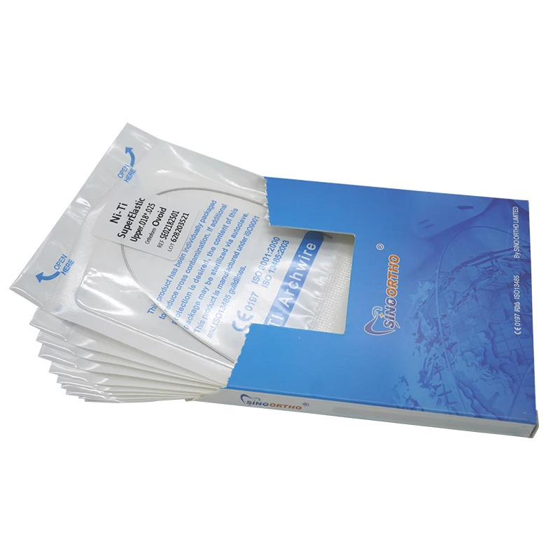 Orthodontic Niti Arch Wire Single Wire Packing