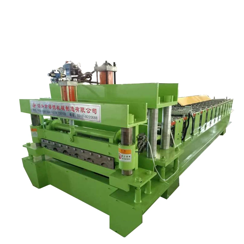 HAIDE fully automatic roof roll forming machine roof tile making machine glazed tile making machine