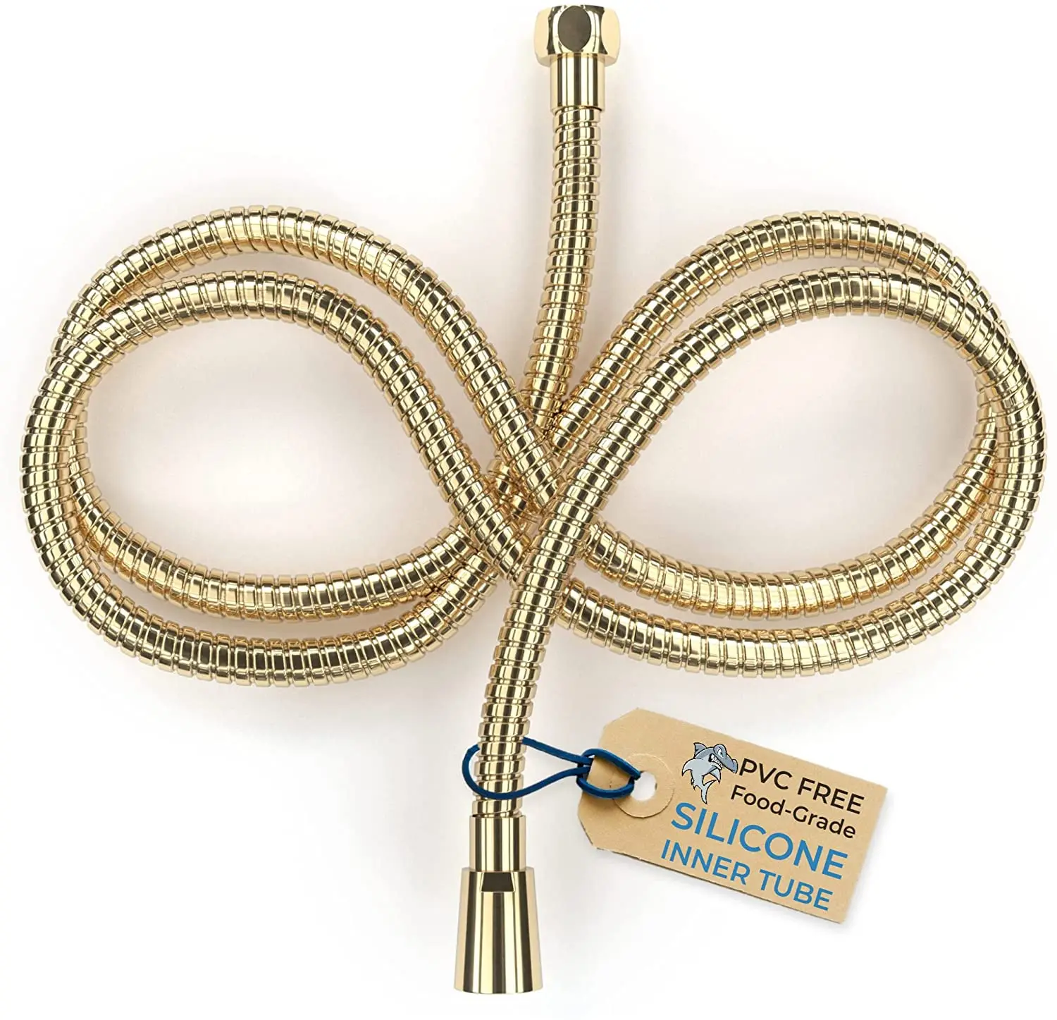 All Metal Shower Hose For Hand Held Shower Heads, Chrome Extra Long 72 Inch Cord Made With Commercial Grade Stainless Steel