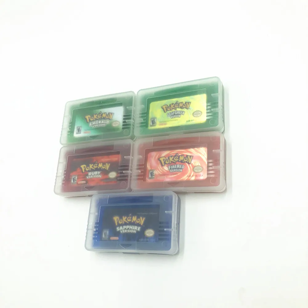 Высокое качество лидер продаж 2014 для игр gba карт Pokemon