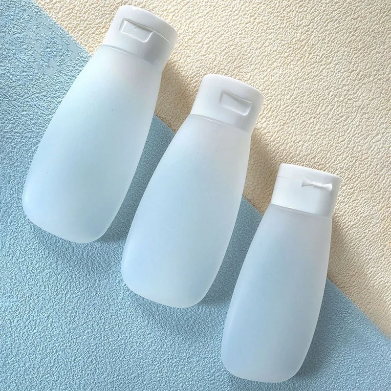 Wholesale PE Plastic Soft Touch Matte Squeeze Shampoo Sanitizer Gel Lotion Cream Bottle Flip Cap