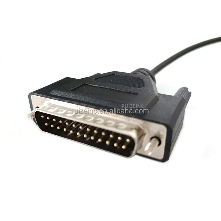 USB RS232 TO DB25 Male Serial communication cable DB25 Adapter Cable Wire Fanuc Series oi Mate Computer cable RUIZEINC