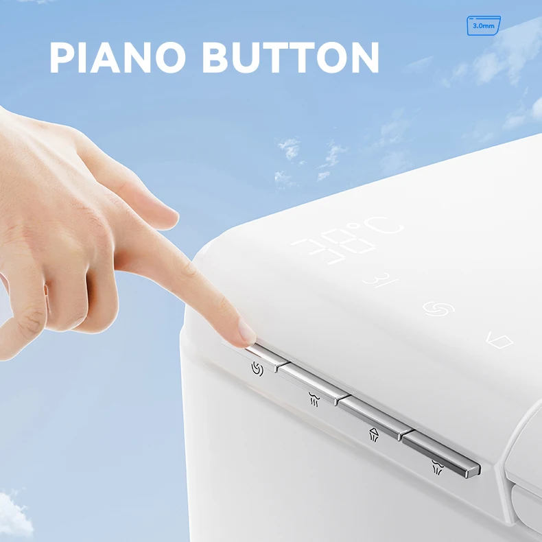 High-end Automatic Bathroom Sanitary Wares Floor Mounted Ceramic Intelligent Toilet Automatic Open Sensor Flush Smart Toilets