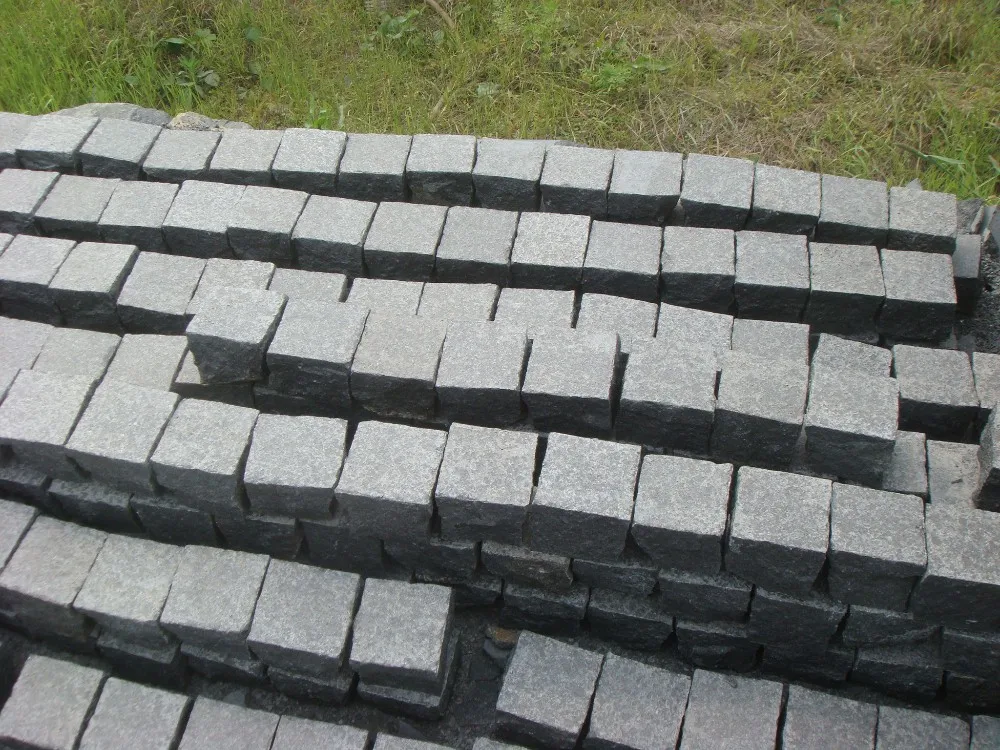 Chinese Cheap Road Nature Black Basalt  Pavers Outdoor
