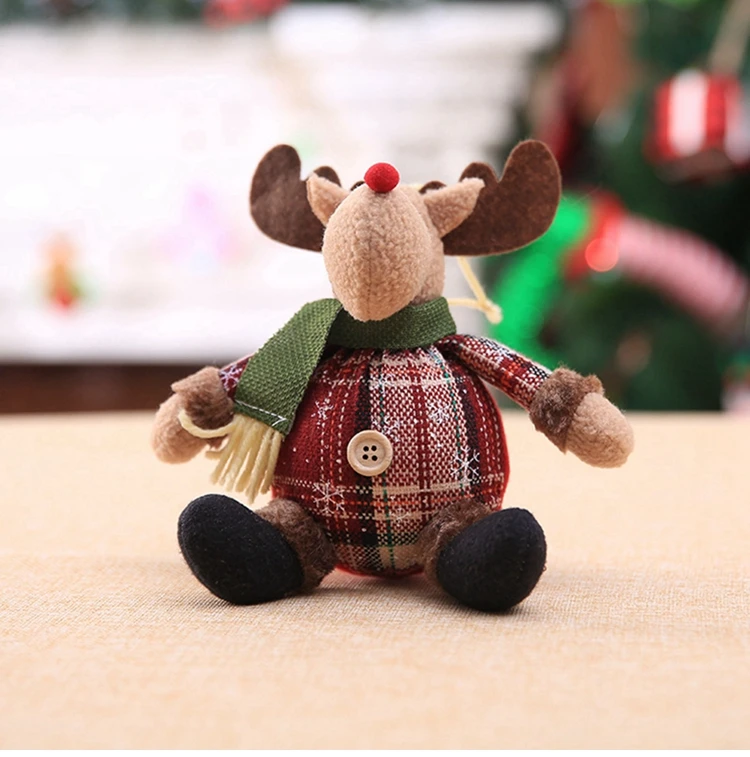 2021 Santa Claus Merry Christmas Decorations Christmas Elf Doll for Home Christmas Tree Decor Gifts