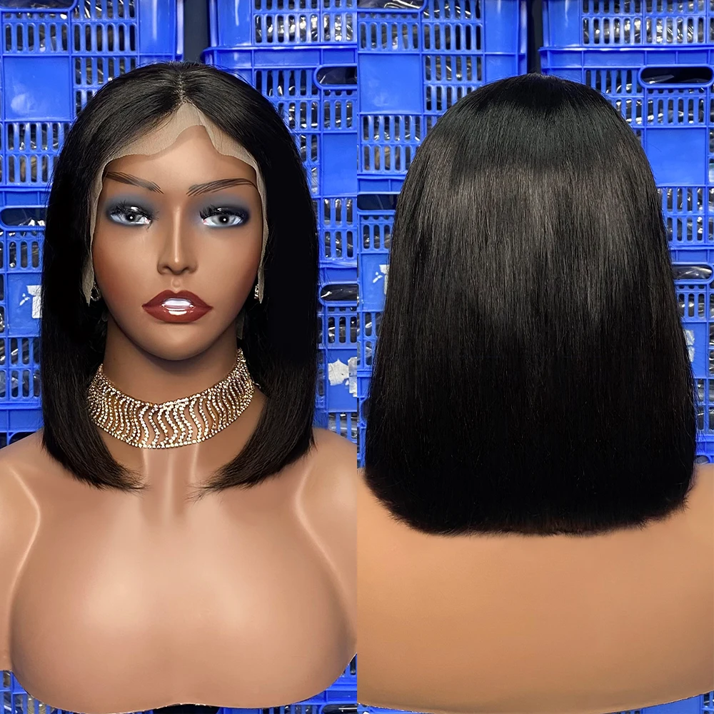 Aleesa Cheap Human Hair wigs Short Bob Wig, Raw Brazilian Curly Bob Hair Wig, Lace Front Short Human Hair Wigs For Black Women