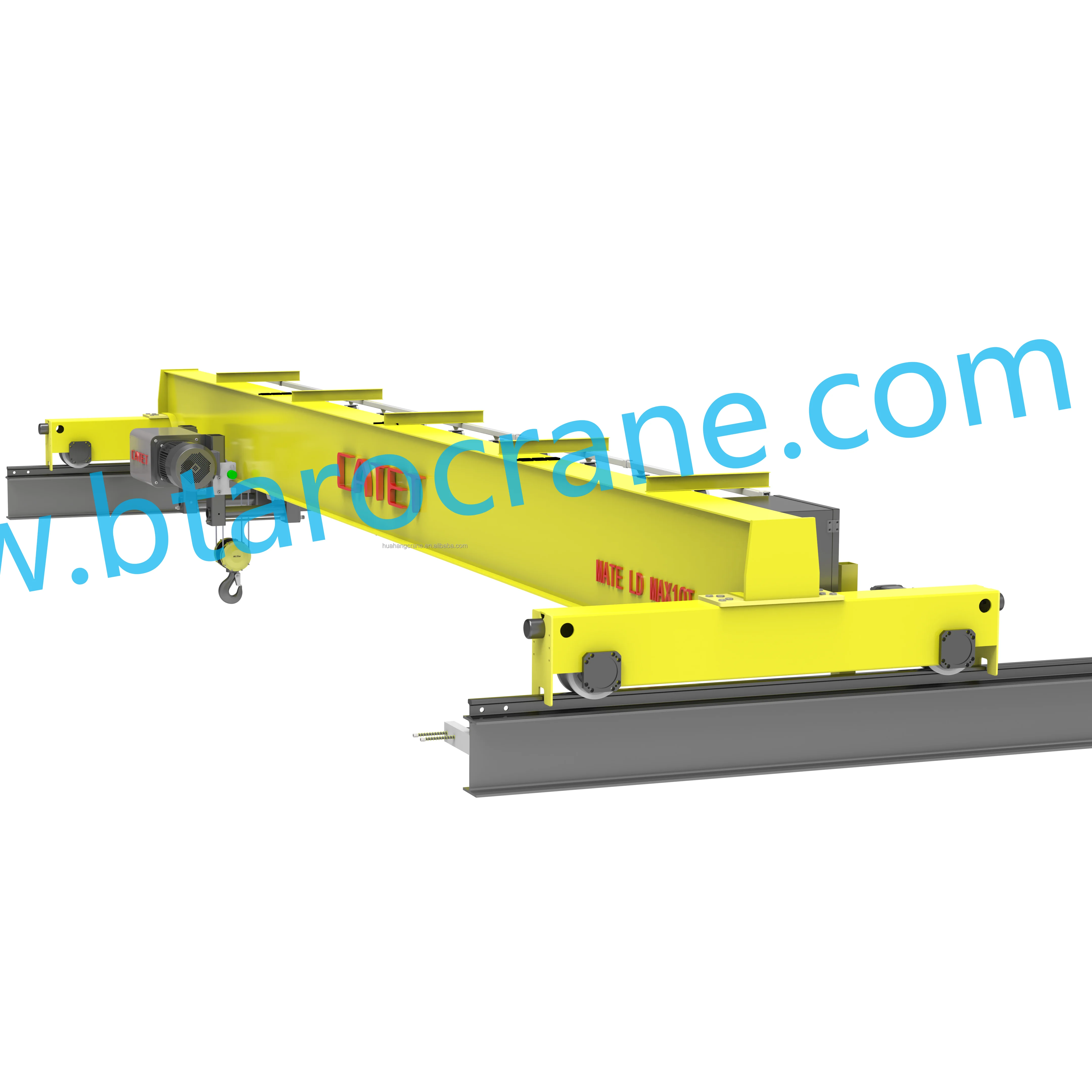 10 ton Single girder overhead crane European bridge travelling crane cargo lifting equipment