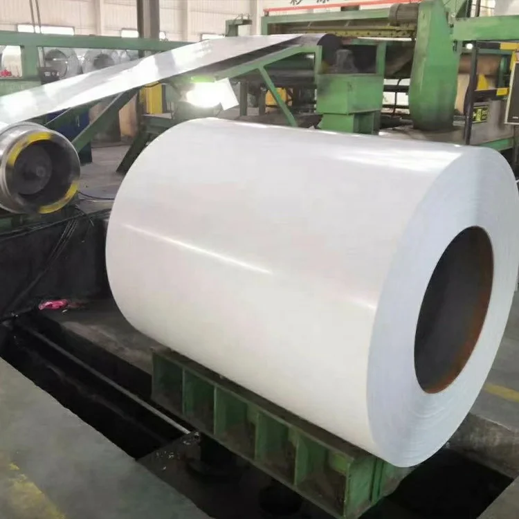 Bobina de acero recubierta de color galvanizad ppgi ppgl prepintada para aplicaciones industriales