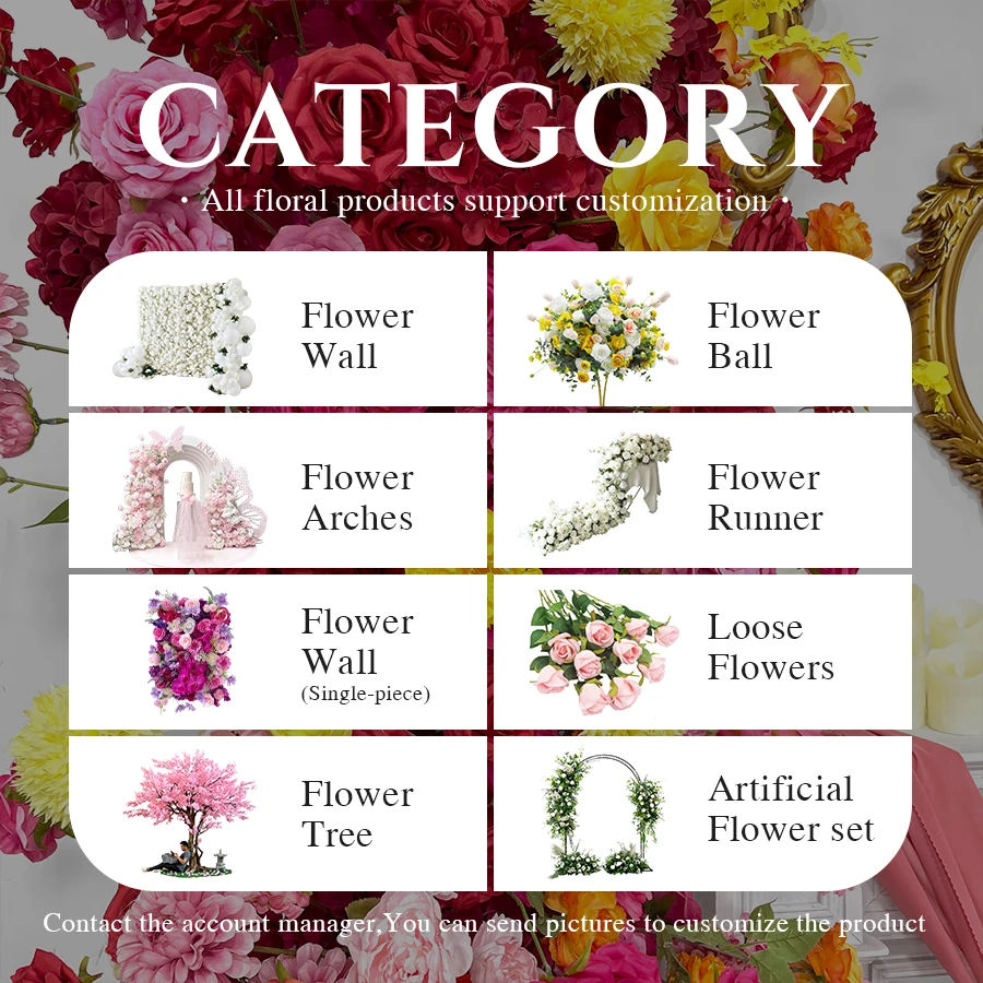 Sunwedding Artificial Pink Rose Flower Arch Wedding Arch Decorated Flower Arch For Wedding Decorations