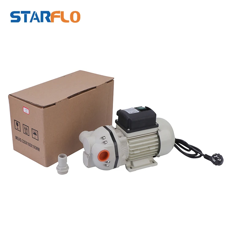 STARFLO 30-35LPM 40PSI 115V 220V AC Suction Pump Electric Automatic Chemical Diesel Kerosene Fuel Oil adblue transfer pump