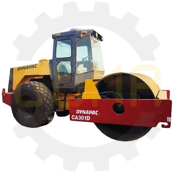 Used Road Roller Dynapac CA301D CA30D CA25D for Sale Single Double Drum Road compactor price