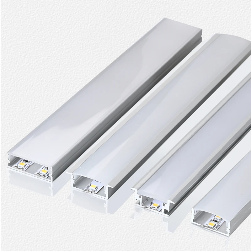 Aluminum Profile Wall Glass Light Lighting For Stairs Profiles 17*7Mm Side Channel Aluminum Profile for Aquarium Led Lighting