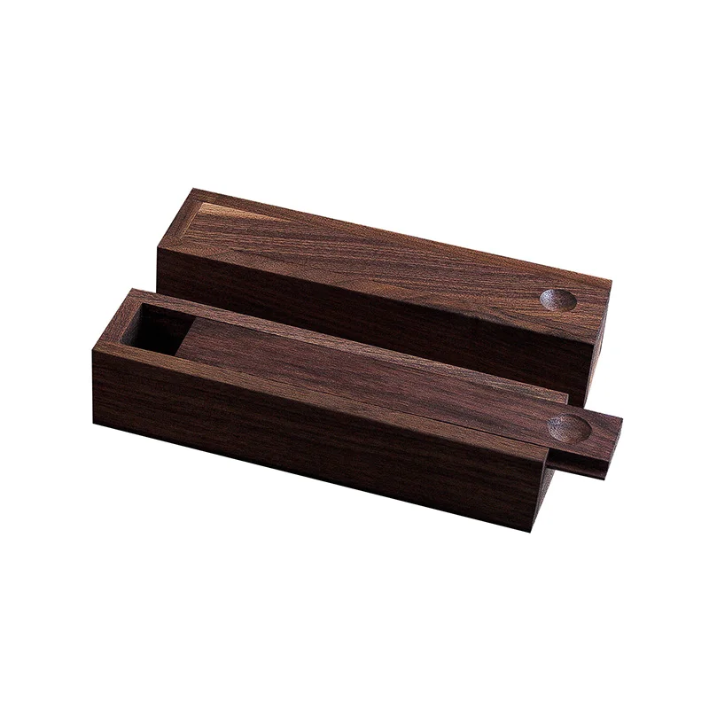 Customized New style hollow two bottle solid wood wine bottle gift box
