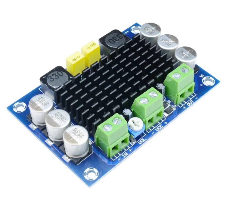 10000 TPA3116D2 моно 100 Вт плата цифрового усилителя, цифровая аудиомощность, DIY HIFI Amp Модуль 12-26 В постоянного тока