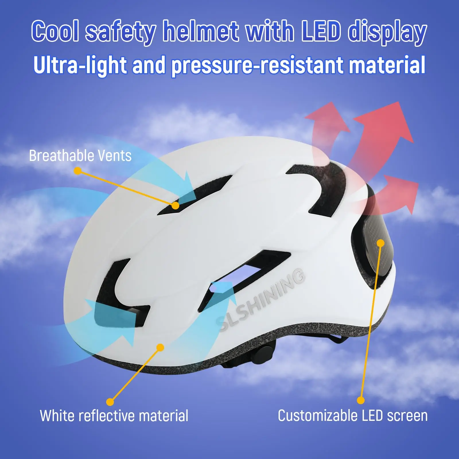 Funny Cycle Mtb Cycling Sport LED Helmets Light Electric Bicycle Dirth Bike Helmet for Adult Men Premium