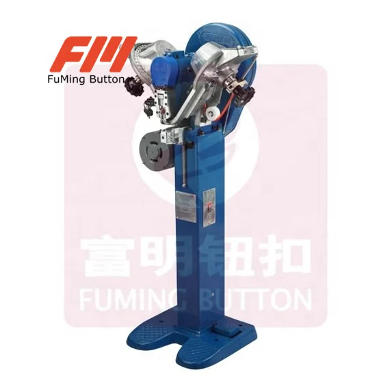 plastic snap button attaching machine
