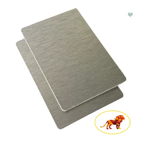 Flash Silver Aluminum Composite Panel Alucobond ACP ACM Building Decoration