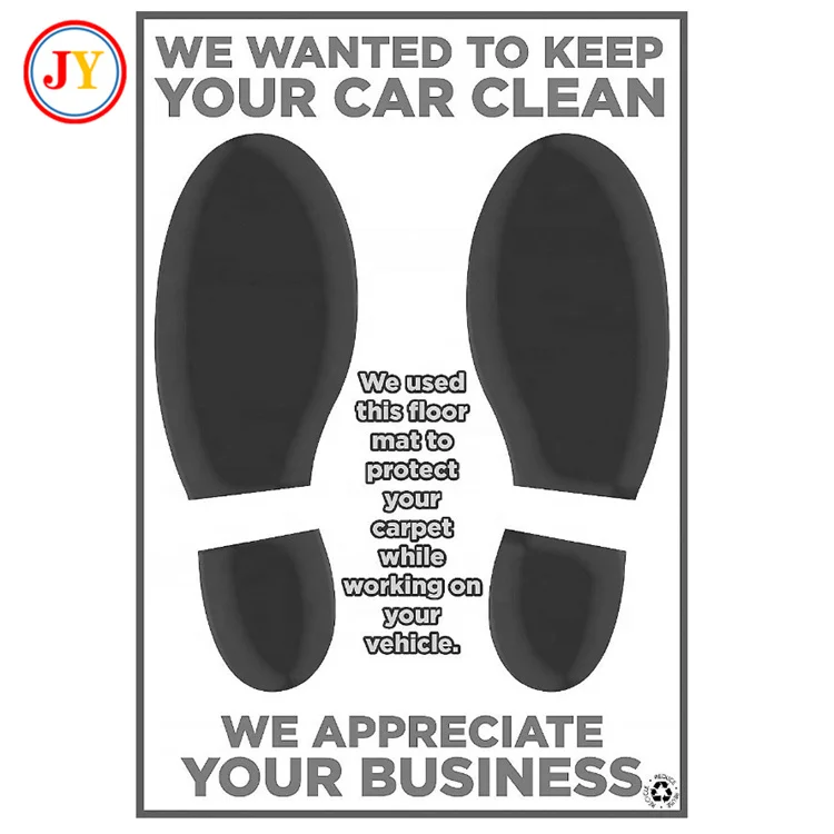 Best Price Superior Quality Car Decorative Disposable Paper Auto Car Floor Matting Mats