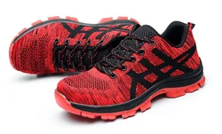 Ballistic Fabric Labor Shoe in Stock Fashion Lightweight Breathable Men Work Safety Shoes