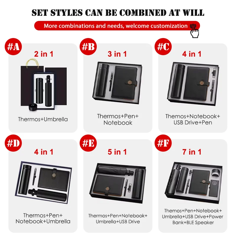 New Product Ideas 2024 Cheap Premium Gift Sets Custom Promotional Gifts Item With Logo Cup And Notebook Gift Set Corporate