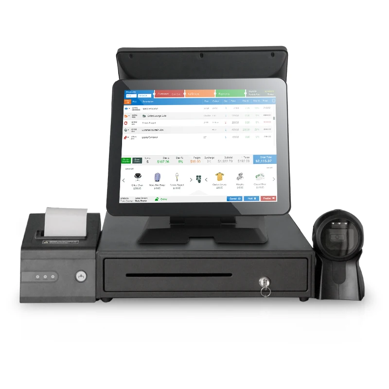 Pos system windows cash register machine pos system with cash register