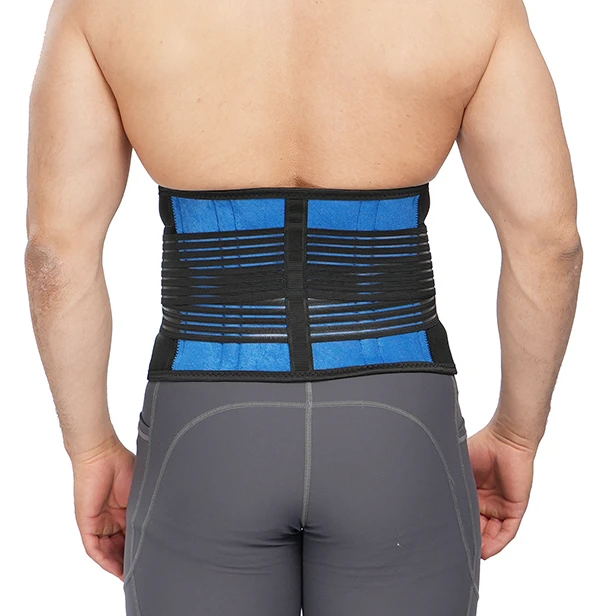 Lowest Price Adjustable Nylon Double Pull Lumbar Breathable Lower Back Brace