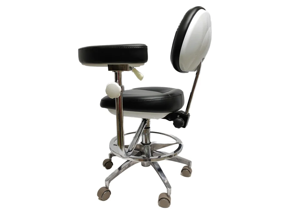 Ergonomic Dentist Chair  Dental Surgery Chair Dentist Stool Dentist Chair with Adjustable Armrest and Footrest