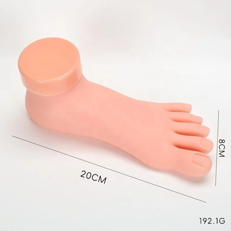 Nail Practice Hand Model Bendable Soft Prosthetic Plastic Flexible Training False Hand Mannequin Display Nail Practice Hand