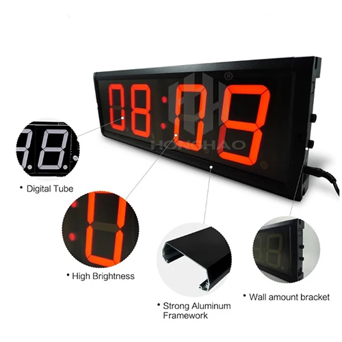 Hangzhou Honghao New Arrival Best Design Mini Workout GYM Training LED Interval Timer Crossfit Timer