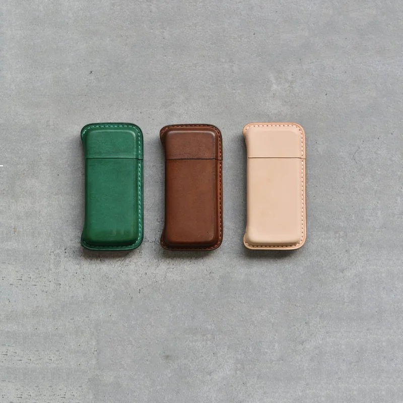 Leather Portable Ashtray Creative Personality Ashtray Handmade Cigarette Case