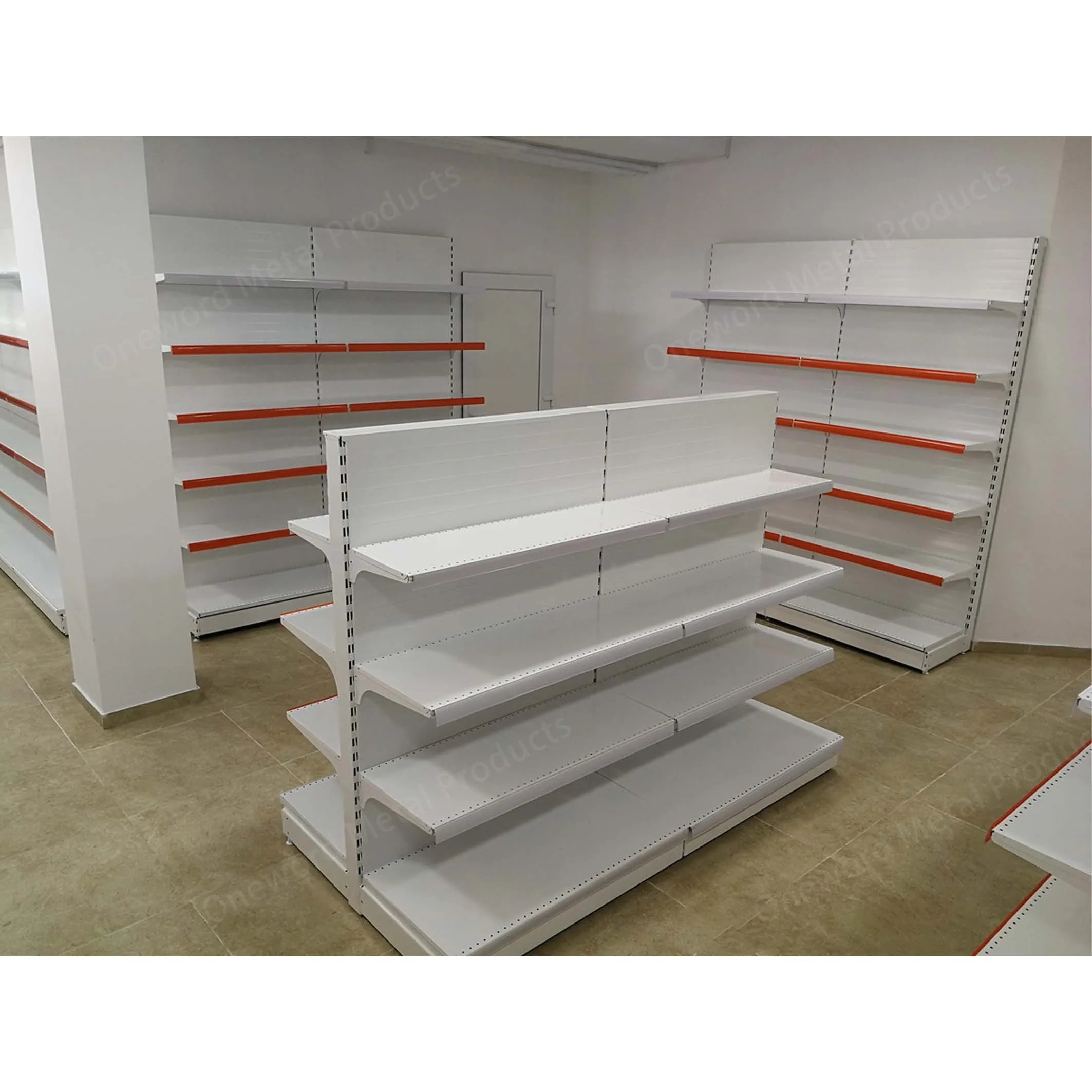 Supermarket Shelf Convenience Store Rack Display Steel Groceries Shelves Lozier Gondola Shelving