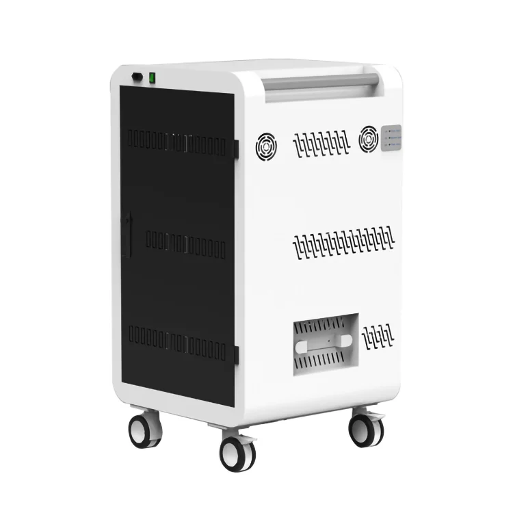 30-bit  Classroom supplies laptop chromebook Ipad tablet storage Charging cart Charging cabinet for education