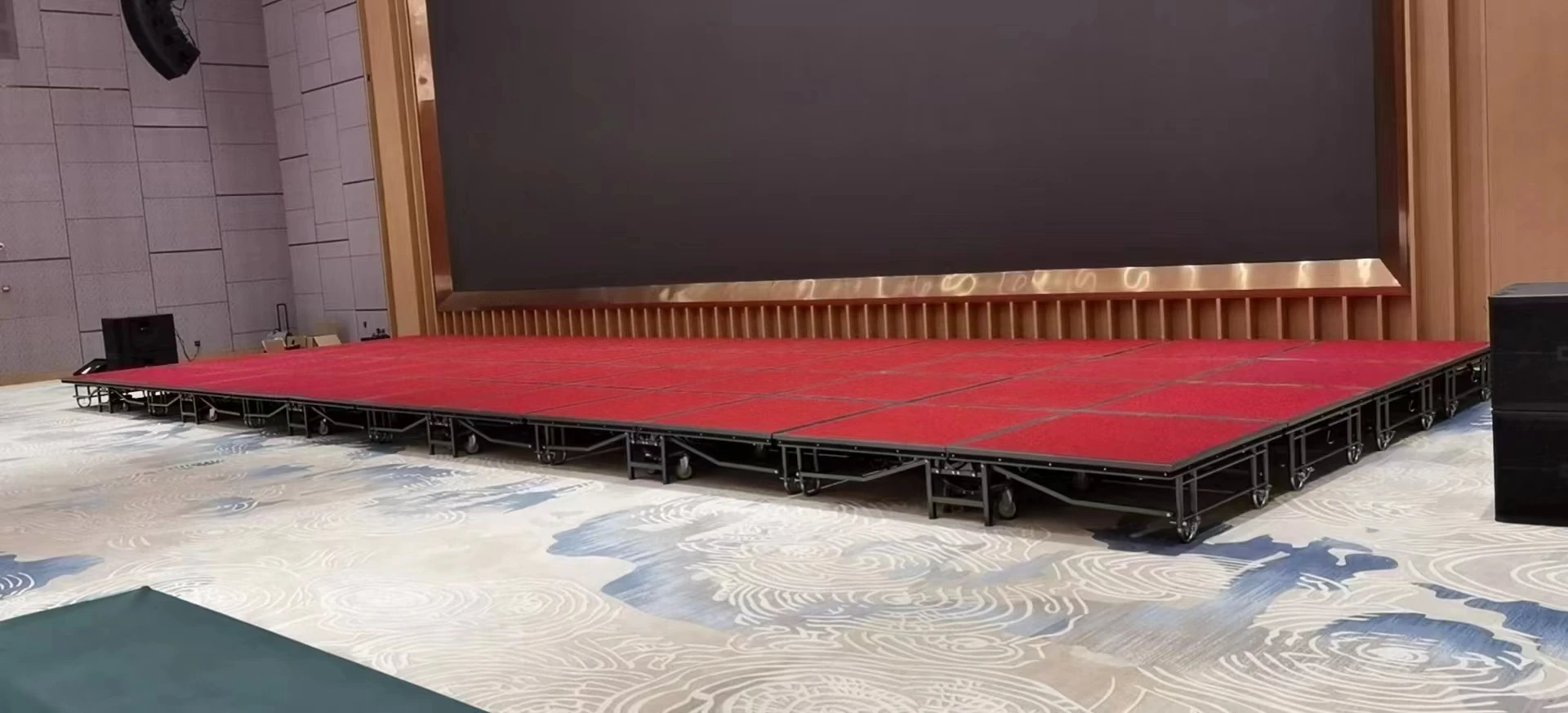 Дешевая цена хорошее качество 1 22*2 44 м железная сцена используемая для концертной платформы сцены мероприятий