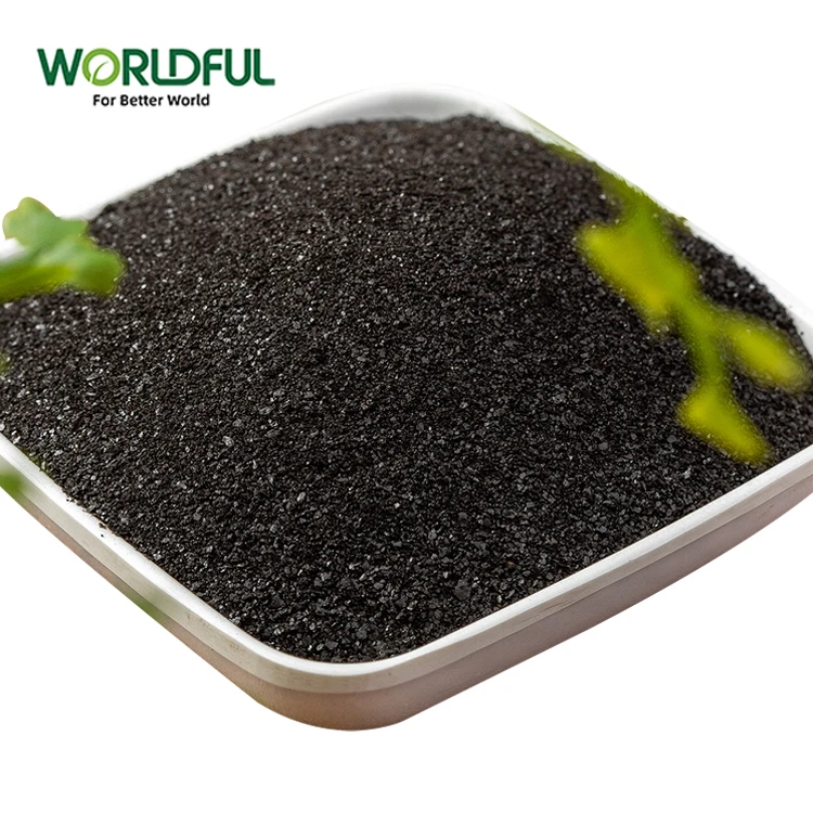 Natural Mineral Fertilizer, Organic Potassium Humate Super/ Shiny Powder, Agricultural Use