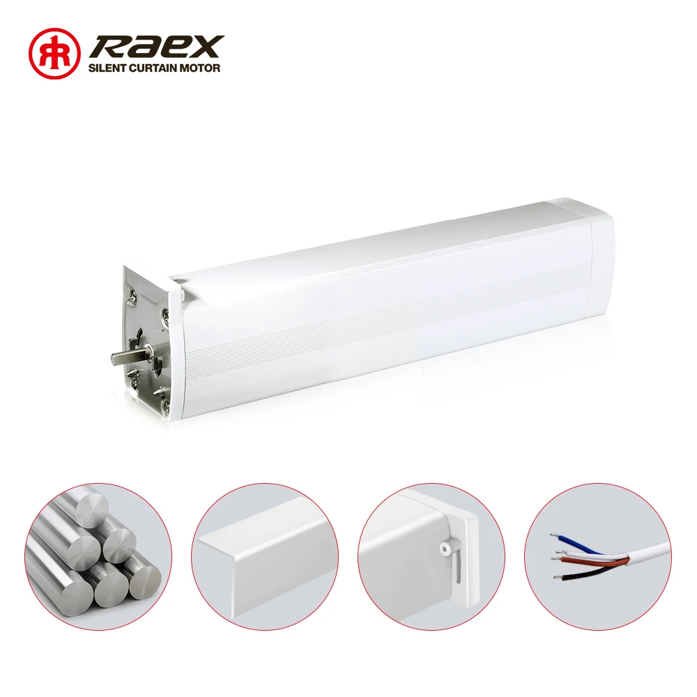 Super quiet design Zigbee smart home motor de cortina for automation system
