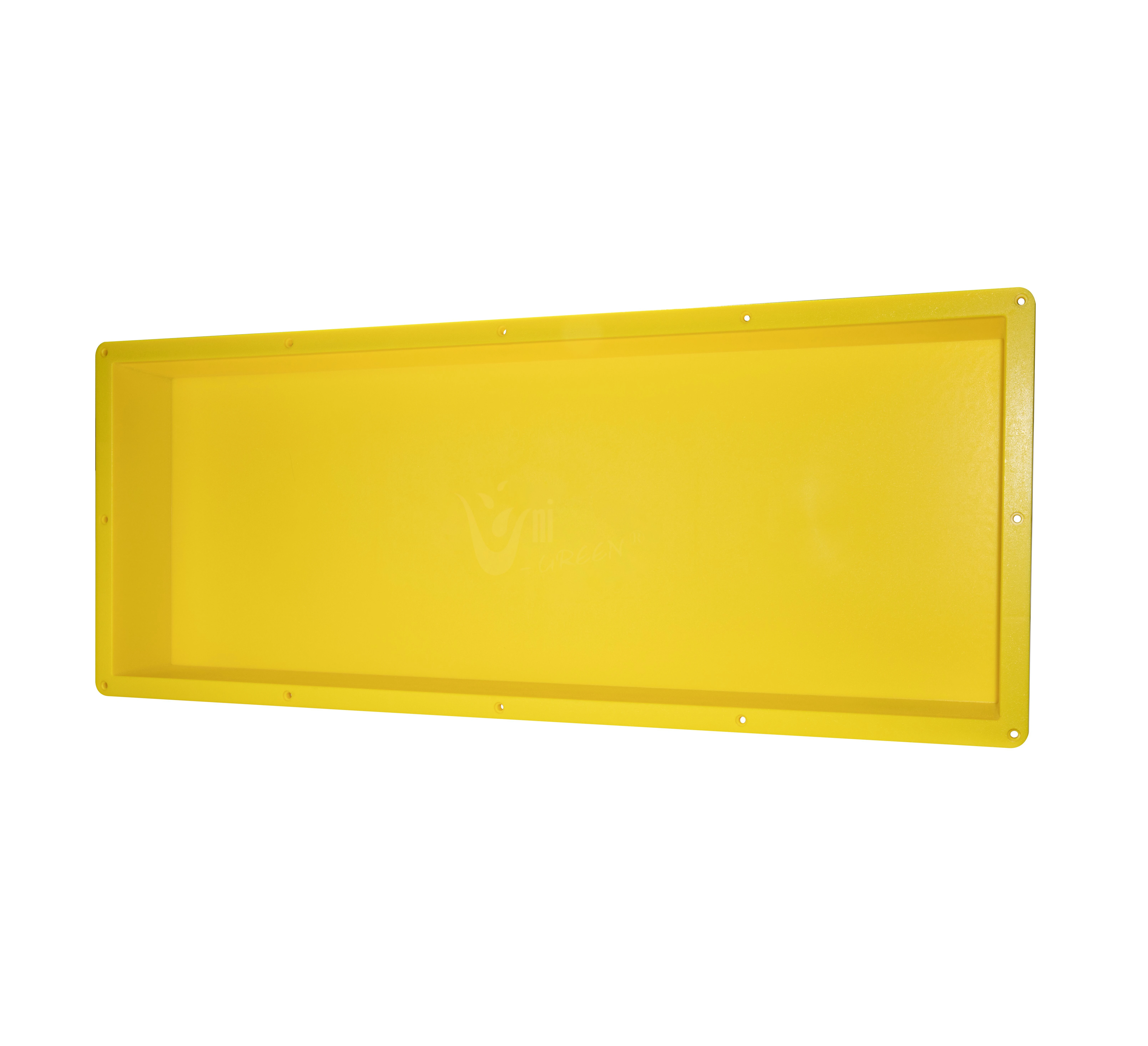Ready for Tile 16 x 40 inch Shower Niche Tile Preformed Bathroom Recess It Shower Shampoo Shelf for Toilet Yellow Built in Shelf