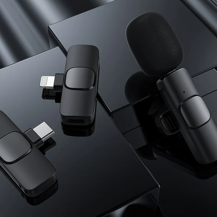 Popular Design Digital Wireless System Portable Microphone For Mobile Phone Professional Lapel Mic