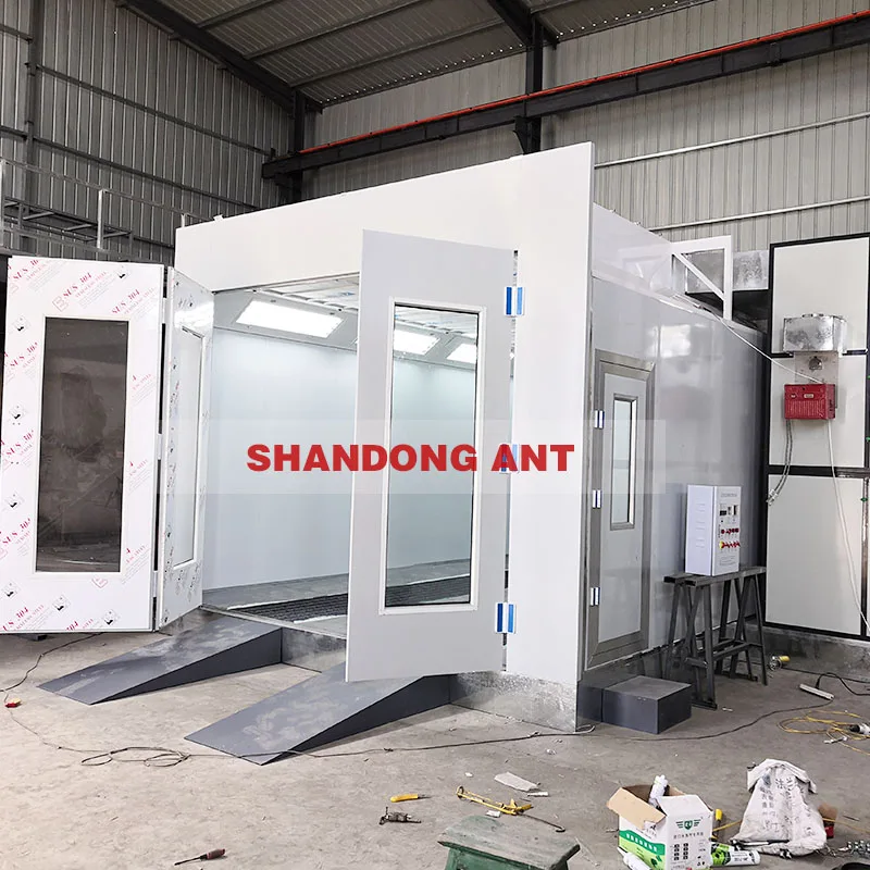 Factory Price Standard Spray Booth With Carbon Filter 2.3m*2.3m*2.5m Small Baking Oven Spray Booth Curing Oven