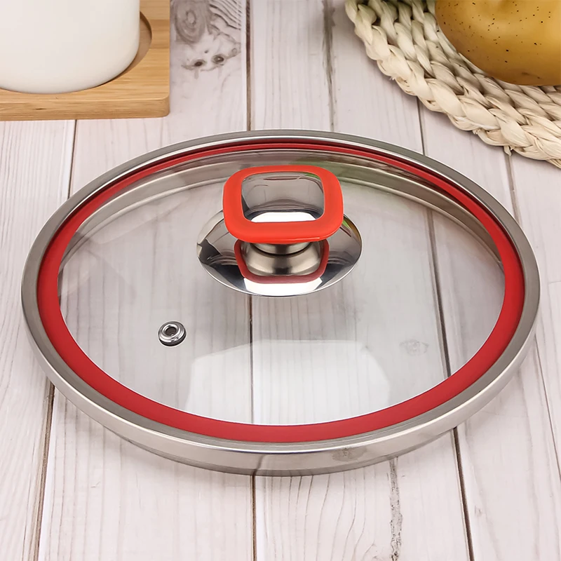 304 Stainless Steel Double Layers Milk Steam Pot Manufacture Double Boilers Stainless Steel Cooking Milk Pot With Glass Lid