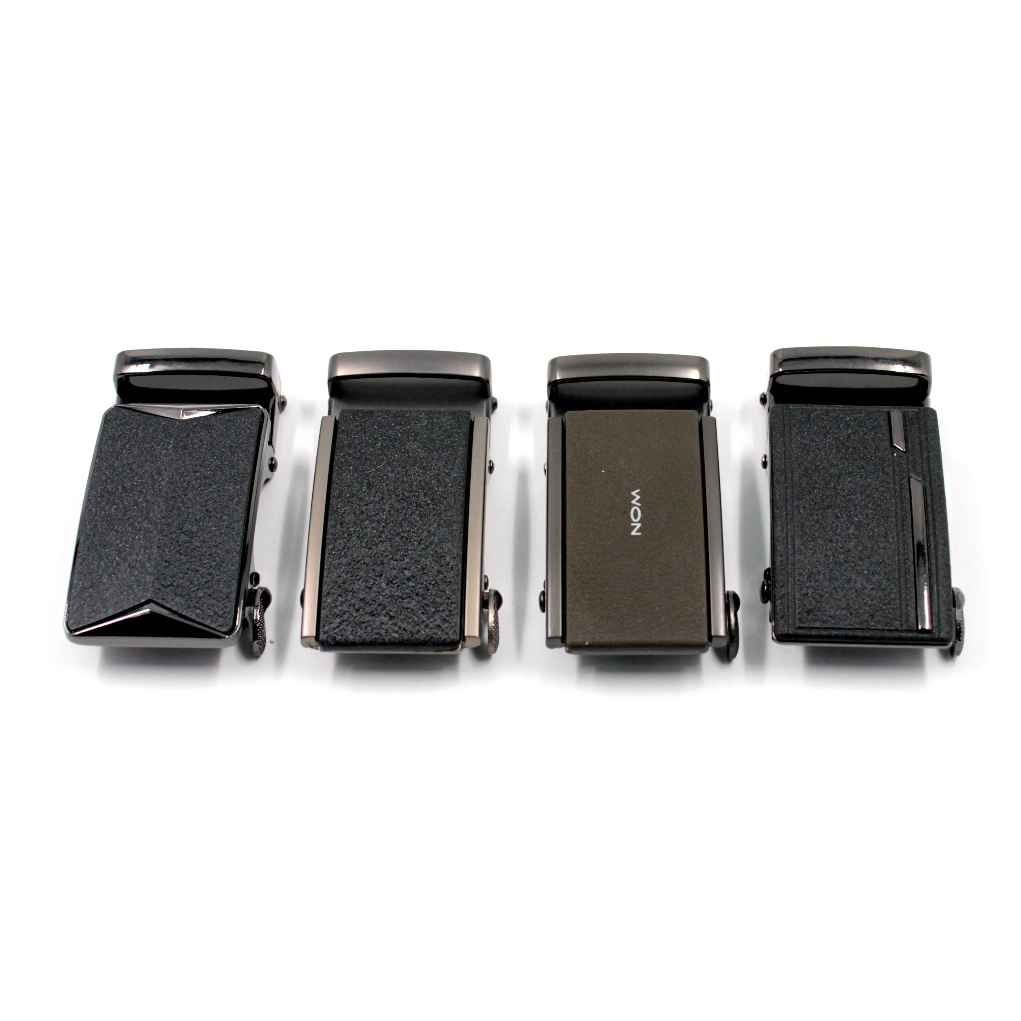 Custom Name Frosted Automatic Belt Buckle Ratchet Zinc Alloy Mens Belt Buckle Sliding Buckle 33MM Width