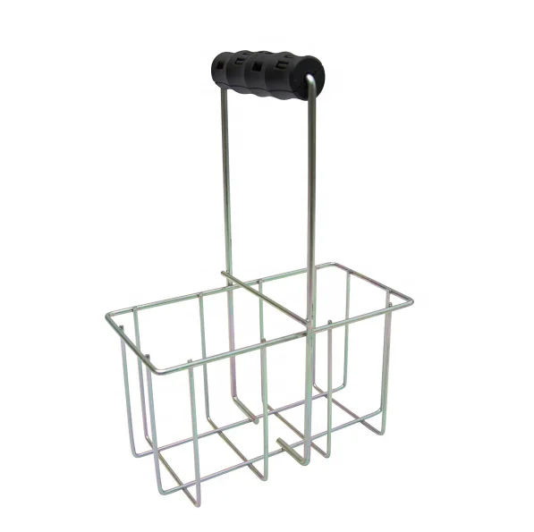 2 cell carrier 32oz square milk bottle high quality glass milk bottle honey bottle