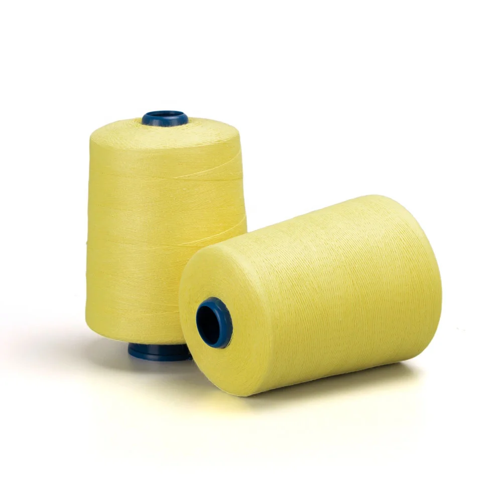 Flame Resistant Cut Resistant Para Aramid Spun Yarn for Gloves Fabrics Clothing