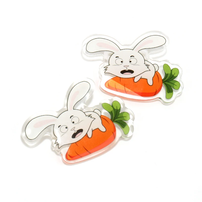 Plastic Epoxy Quality Personalized Transparent Custom Design Sample Round Cartoon Clear Button Lapel Pin Acrylic Badge For Girls