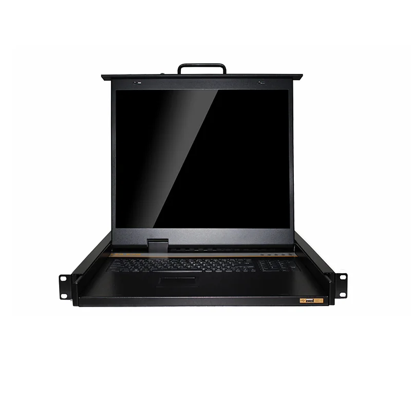 
Chinese cheap 17inch VGA LCD KVM Switch Console of 1U Rackmount KVM Drawer with VGA/USB cable kvm console 