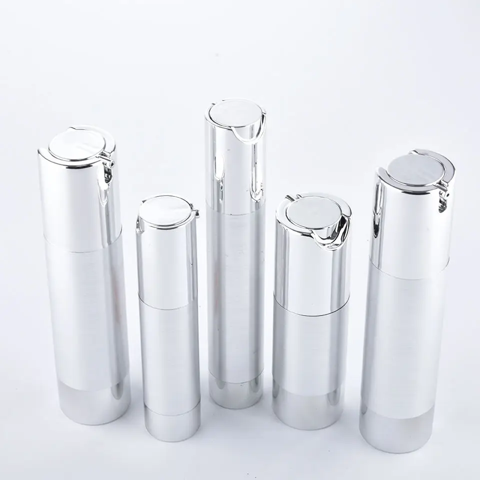 Hot Sell Manufacturers Supply  50 ml Plastic Airless Pump Bottle Serum Luxury Lotion Pump Bottle Dispenser Vacuum Airless Bottle