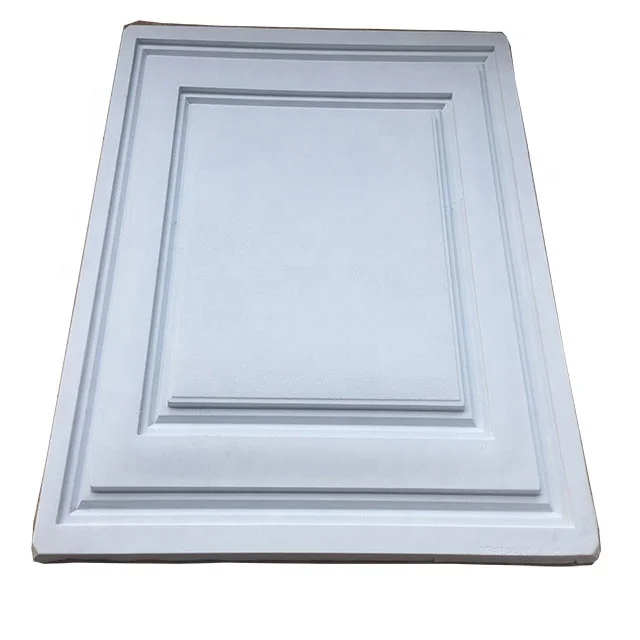Guangzhou white matt plastic pvc decorative ceiling tiles