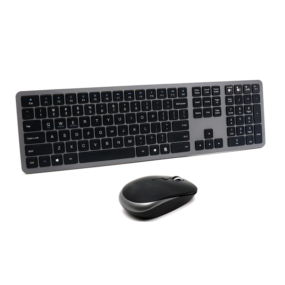 Ultra-thin All In One Computer Best Wireless Mini  Desktop Keyboard And Mouse Combo