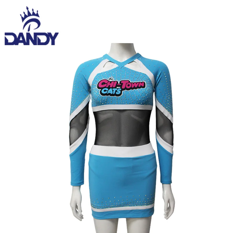 Cheer Dance New trend crop top cheerleading uniforms custom cheerleading For Youth cheerleader uniform